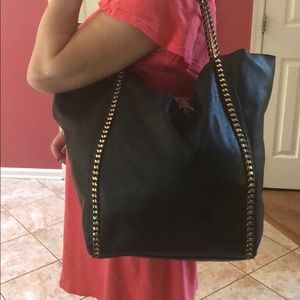 Black handbag